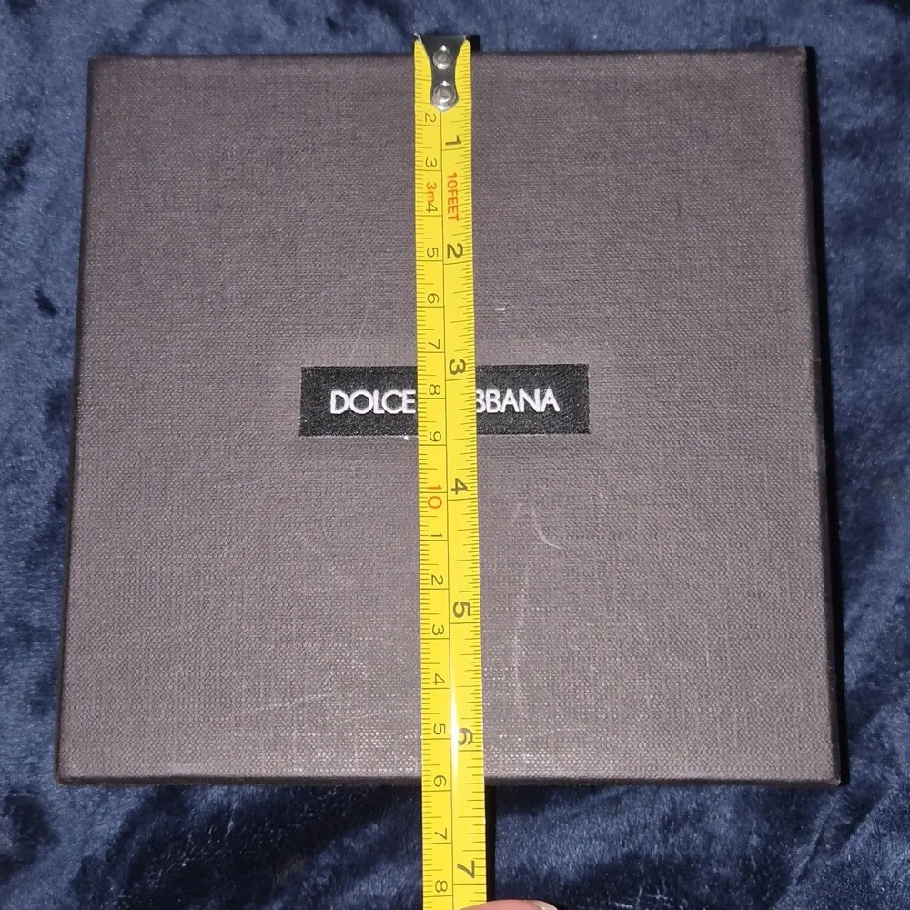 Dolce & Gabbana Black Storage Box With Dust Bag